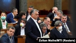 Premierul Viktor Orban în Parlamentul de la Budapesta, 30 martie 2020 