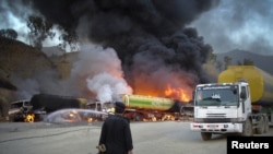 Trucks carrying supplies to NATO troops in Afghanistan have often been the target of attacks in Pakistan.