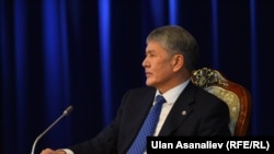 Президент Кыргызстана Алмазбек Атамбаев.