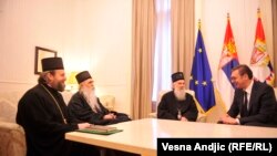 Razgovor Vučića i Irineja o "aktuelnoj politčkoj situaciji"