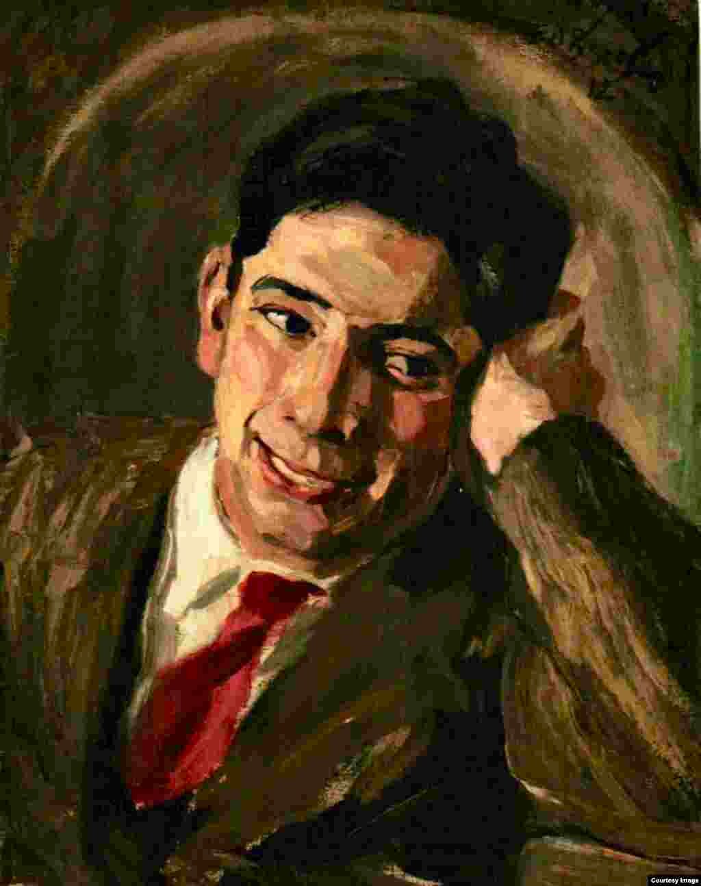 Ed Bischoff, Portretul lui Friz Ascher (1912).
