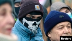 معترضان به دولت اوکراین
