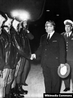 Tito visits the Zeljava air base, situated on the border between Croatia and Bosnia under Pljesevica Mountain, near Bihac.