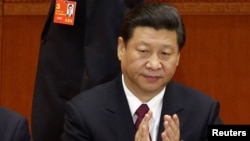 Қытай коммунистік партиясының жаңа басшысы Си Цзиньпин. Бейжің, 8 қараша 2012 жыл.