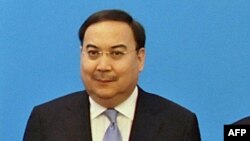 Ержан Казыханов в бытность министром иностранных дел Казахстана.