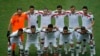 Iran's national soccer players pose for a team photo during their 2014 World Cup, June 25, 2014. Iran has again qualified for the 2018 World Cup.