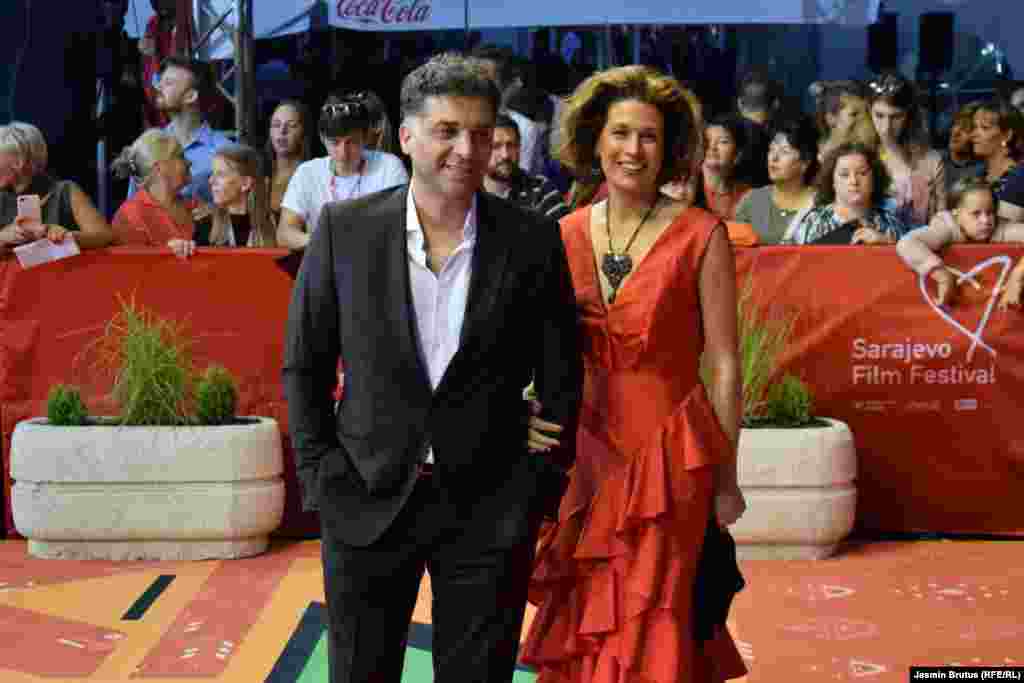Bh. režiser Danis Tanović sa suprugom Maelys de Ruddan