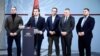 Ministri në detyrë i Shqipërisë, Gent Cakaj dhe liderët shqiptarë të Luginës së Preshevës.