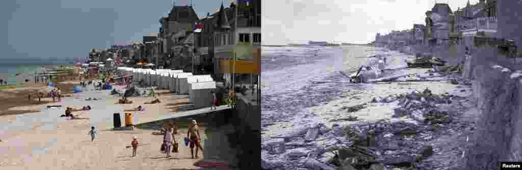 The Beaches Of Normandy On D Day And Today