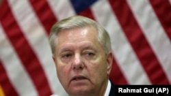 Prominent U.S. Republican Senator Lindsey Graham has said Iran should pay "the heaviest of prices" if Tehran "continues to attack" the United States and its allies. (file photo)