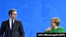 Nema novih granica na Balkanu: Aleksandar Vučić i Angela Merkel