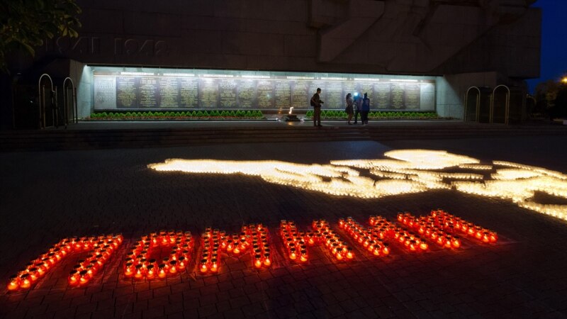 Акция «Свеча памяти» в Севастополе | Крымское фото дня