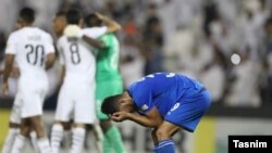 Iran-- Esteghlal football Team playing against Qatar's team, September 17, 2018. 