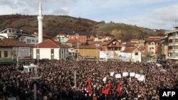 Protestat që ka nxitur heqja e lapidarit të UÇPMB-së në Preshevë. 