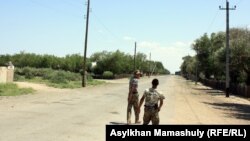 Казахстанские пограничники в Кызылординской области. Иллюстративное фото.