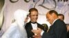 Сын премьер-министра Эрдогана Билал и его невеста болтают с премьер-министром Италии Берлускони после свадьбы, 2003 год 
