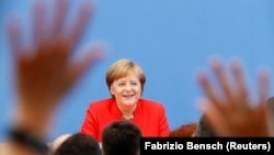 Germaniýanyň kansleri Angela Merkel. 20-nji iýul, 2018 ý.