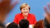 German Chancellor Angela Merkel speaks at her annual summer news conference in Berlin on July 20.