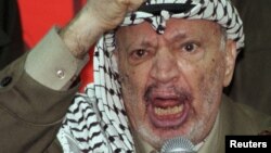 Лидер Палестины Ясир Арафат в 1998 году. 