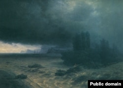 Картина Ивана Айвазовского «Ливень в Судаке»