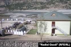 A border crossing on Afghanistan's border with Tajikistan.