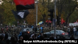 "Марш героев", организованный в Киеве "Правым сектором" (14 октября 2014 года) 