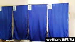Избирательный участок в Самаркандской области.