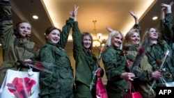 Конкурс красоты среди женщин-бойцов «ДНР», 7 марта 2015 года