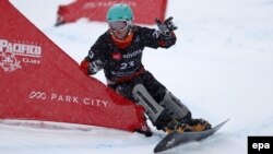 Українська сноубордистка Аннамарі Данча. США, 5 лютого 2019 року