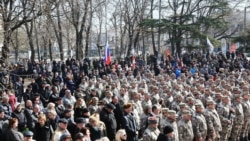 Крымские «ополченцы», Симферополь, март 2015 года