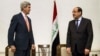 رئيس الوزراء نوري المالكي ووزير الخارجية جون كيري في بغداد - 23 حزيران 2014