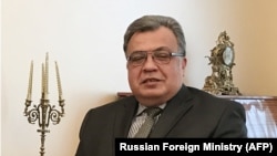 Andrei Karlov, the Russian ambassador to Turkey, is shown in this handout picture taken on November 16, 2016. 