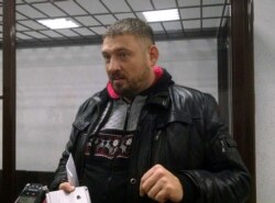 Сяргей Ціханоўскі падчас суду над ім, 27 сьнежня 2019