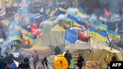 Революция Достоинства. Киев, площадь Независимости, 20 декабря 2013 года
