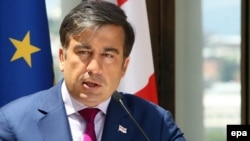 Președintele Georgiei Mihail Saakashvili 