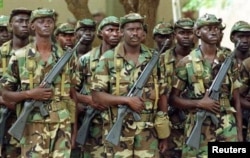 Сенегальские солдаты в Гамбии. Январь 2017 года
