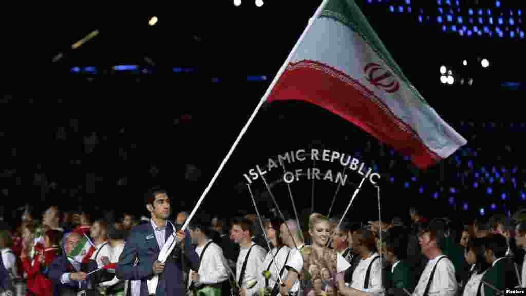 Олимпийская сборная Ирана. Ранее Тегеран заявлял, что возможно они проигнорируют Игры