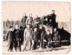 Робота депортованих на лісоповалі. 1958–1959 роки