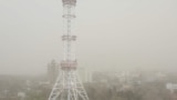 Wildfire Smoke From Chernobyl Exclusion Zone Engulfs Kyiv video grab
