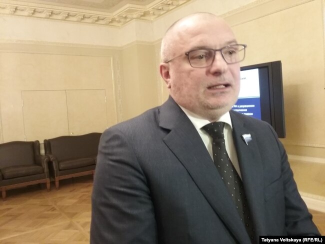 Член Совета Федерации Андрей Клишас, один из инициаторов принятия закона "Об оскорблении власти"
