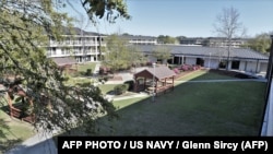 این تصویر از مارس سال ۲۰۱۸ نمایی از پایگاه نظامی پنساکولا در فلوریدای آمریکا را نشان می‌دهد