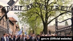 Marșul de la fostul lagăr nazist de exterminare Auschwitz-Birkenau, 2 mai, 2019 