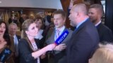 Украинская делегация спела гимн вместо интервью ведущей российского канала