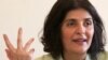 Writer and activist Gul Bukhari speaks during an interview with Reuters at her residence in Lahore on June 22.