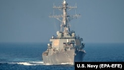 The U.S. Navy vessels include three Arleigh Burke-class Aegis destroyers. (file photo)