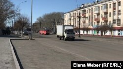 Пустынные улицы Темиртау. Иллюстративное фото.