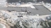 «Դորիան» փոթորիկի հետևանքով ցաքուցրիվ եղած և շրջված նավակներ Բահամյան կղզիներից մեկում, 2-ը սեպտեմբերի, 2019թ․,