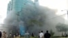 صحنه ای از انفجار در شهر اهواز مرکز استان خوزستان که در سال های اخیر شاهد بمبگذاری های متعددی بوده است.