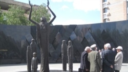 The monument in the Kazakh capital, Astana, to victims of the Central Asian country's 1930s famine, which is estimated to have killed at least 1.5 million people. (file photo)