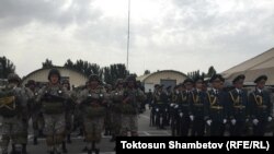 Учения национальной гвардии Кыргызстана. Бишкек, июль 2015 года. Иллюстративное фото.
